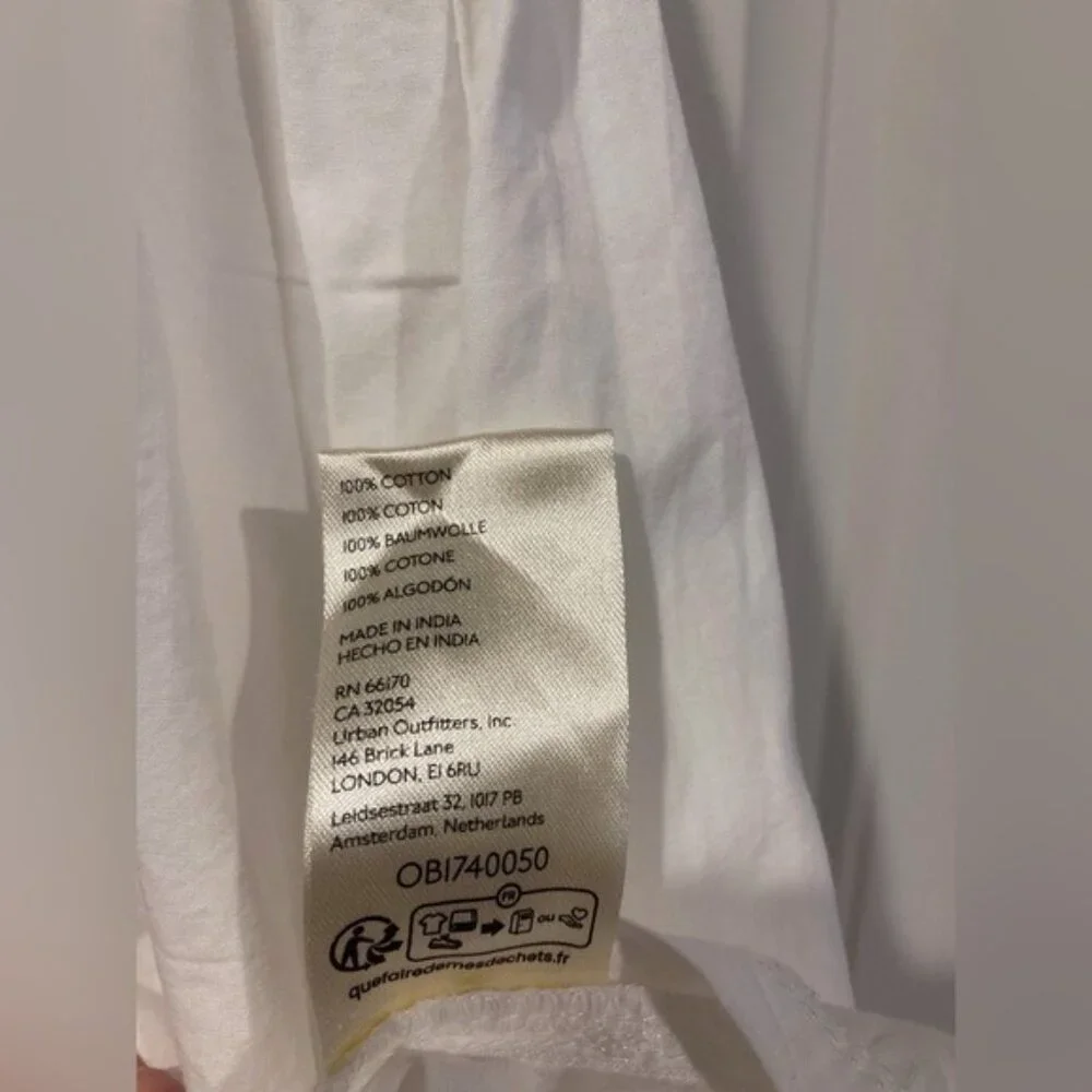 NWT Free People Catalina Boho Feminine Babydoll Oversized Western Mini Dress - Picture 9 of 10